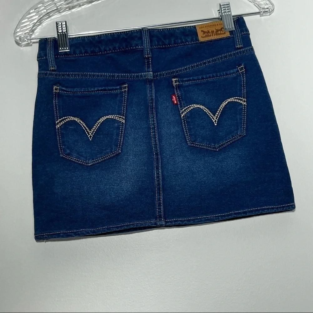 NWT Levis Denim Knit Skirt 14M